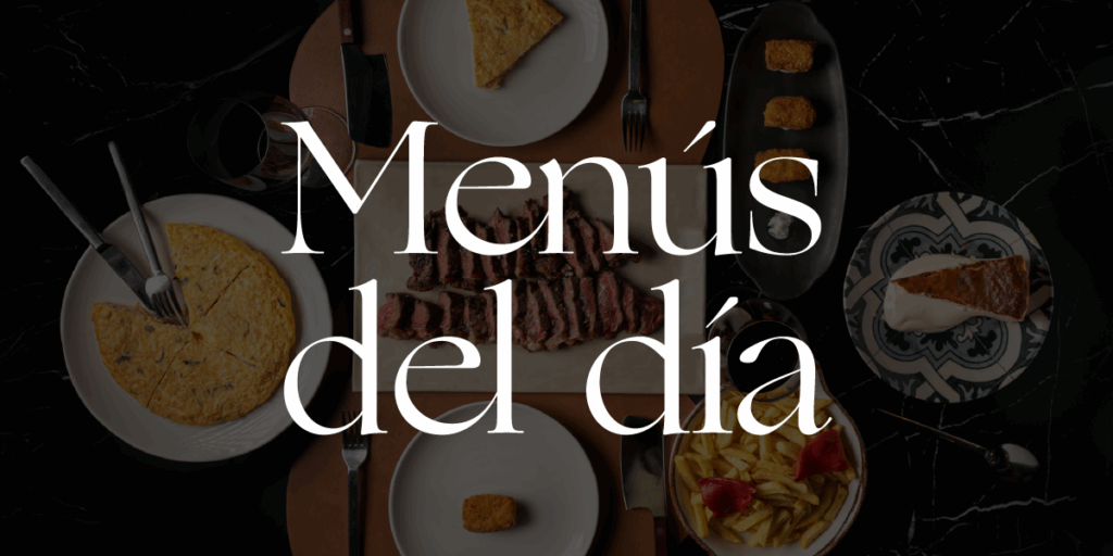 Menú del día en Rioluz